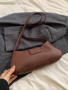 Túi đeo nách nơ xinh xắn phong cách Pháp, Túi đeo vai cá nhân hóa phiên bản Hàn Quốc mới mùa hè 2024, Túi đeo chéo nhỏ đi làm ngày lễ tình nhân - màu nâu - Xem 4