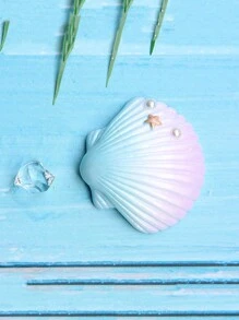 4入組海洋海星貝殼裝飾，漸層貝殼樹脂雕塑藝術品，適用於架子家居客廳辦公室咖啡館裝飾，房間桌面展示入口裝飾 - 四件裝 - 查看 2