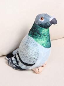 Una paloma de peluche simulada, decoración, regalo - Verde - Ver 3