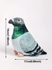 Una paloma de peluche simulada, decoración, regalo - Verde - Ver 7
