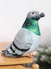 Una paloma de peluche simulada, decoración, regalo - Verde - Ver 4