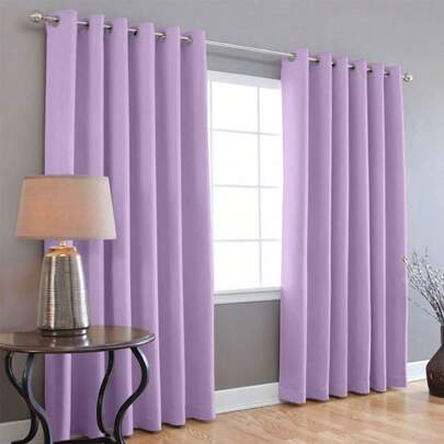 Cortinas Blackout 275cm Ancho X 215cm De Largo En 2 Paneles, 100% Microfibra Poliéster