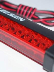 Lampara LED luz trasera de coche 24 SMD 24cm luz de estacionamiento trasera Universal, luz roja de 12V - Rojo - Ver 4