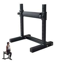 Upgraded Single Leg Squat Stand With Adjustable Function, Single Leg Squat Roller, Bulgarian Split Squat Stand For Leg Strength Training - Black - View 1