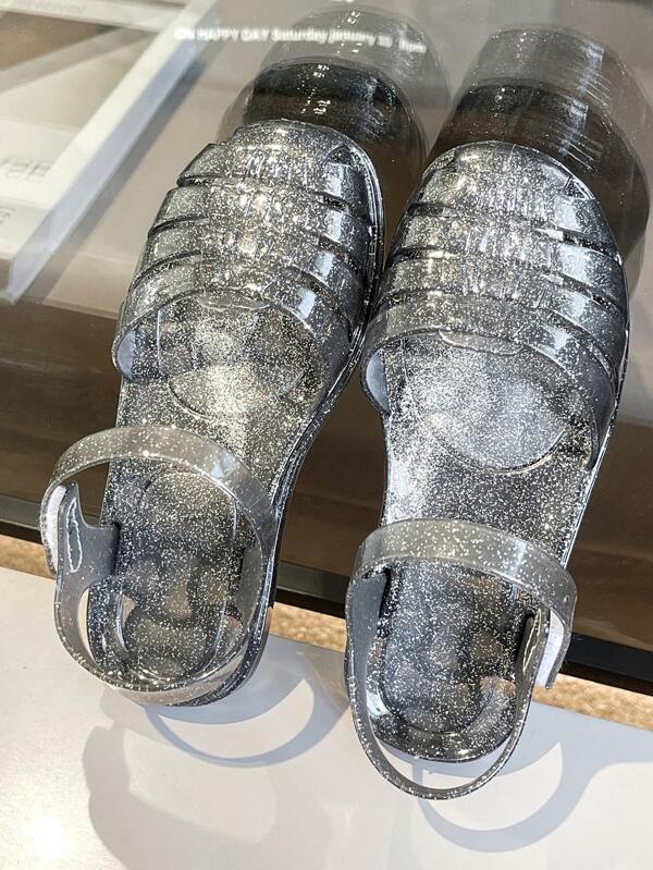 Children Casual Sandals Jelly Princess Shoes For Girls Outdoor Fashion Beach Shoes For Summer