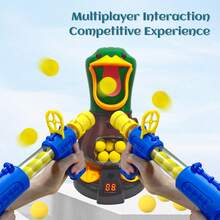 飢餓射鴨玩具軟子彈戰鬥遊戲，空氣動力槍軟子彈球，電子靶練習玩具，電子計分戰鬥遊戲，兒童有趣槍玩具 - 打我鴨玩具 - 查看 12