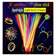 Juguete light stick, varita luminosa para conciertos y baile con accesorios aleatorios gratuitos - Multicolor - Ver 5