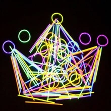 Juguete light stick, varita luminosa para conciertos y baile con accesorios aleatorios gratuitos - Multicolor - Ver 6