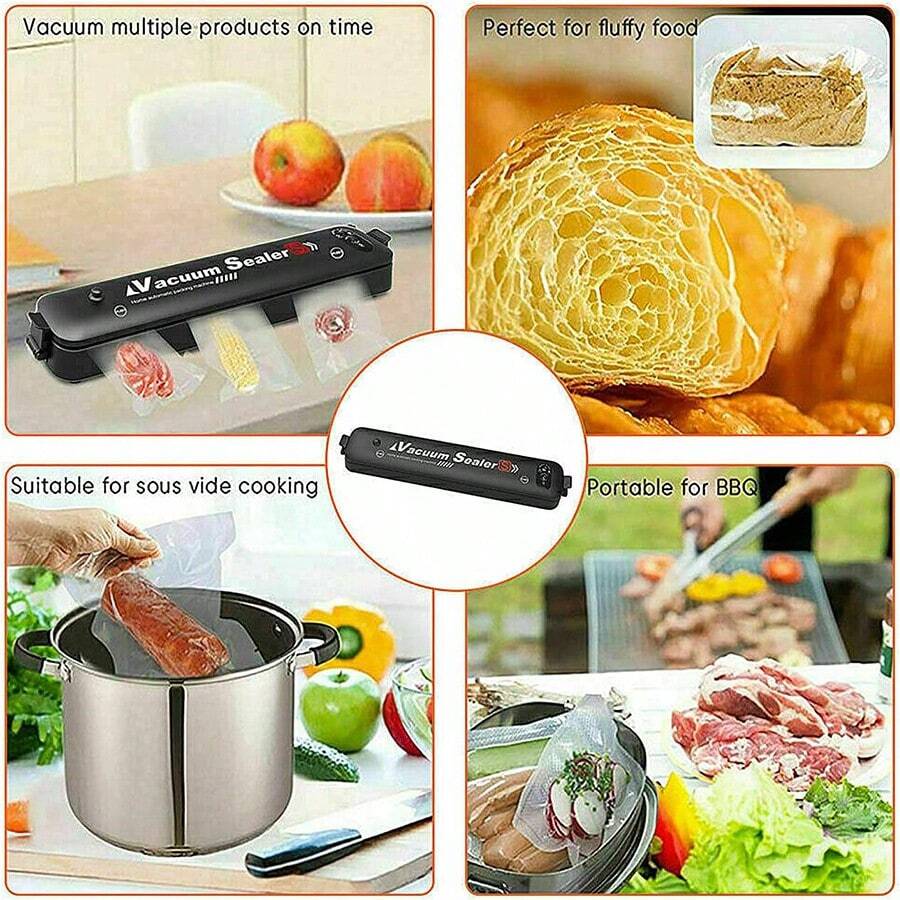 Kitchen Plastic Sealer & Sealing Machine - Black - View 1