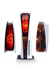 1pc PS5 Console Sticker PVC Protective Skin, Scratch-Resistant PlayStation 5 Console Sticker For Center Control, Cartoon Game Character Decals For Decorative Trim, Compatible With Disc Drive And Digital Version - PS5 Stickers - View 18