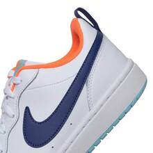 Nike 儿童 COURT BOROUGH LOW 休闲运动鞋，2026 年夏季新款 BQ5448-112 - 白色 - 查看 5
