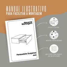 Makeup Holder Dressing Table Hanging Dressing Table With Drawer Multifunctional Beauty Salon Hairdresser Makeup Objects Modern 1 Unit Overhead Small Desk - Black - View 6