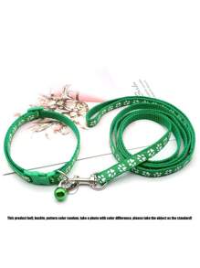 Collares reflejantes para mascotas (gatos y perros) con lazo ajustable en forma de campana, correa universal