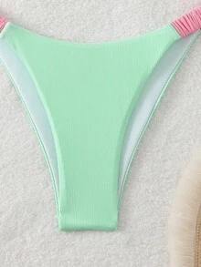 New Summer Bikini Swimsuit, Cute Floral Design, Sexy Vacation - Multicolor - View 4