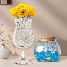 110.000 perlas de hidrogel de gelatina transparente, adecuadas para relleno de jarrones, velas flotantes, decoración del hogar y bodas (talla grande de 14 años) Mejores regalos