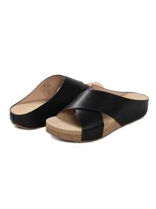 Giày Sandal Nữ Slip On Hở Mũi Dễ Thương Nền Tảng Criss Cross Dép Đế Bằng Thoải Mái Kỳ Nghỉ Cho Giày Mùa Hè - màu đen - Xem 5