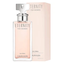 Calvin Klein Eternity Eau Fresh EDP Perfume For Women 3.4oz / 100mL – Elegant Floral Aquatic Scent Spray For Her - Baby Pink - View 1