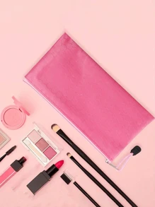 1pc/12pcs(1pc Per Color)/24pcs(2pcs Per Color) Waterproof & Moisture-Proof Zipper Bags, A6 Size Storage Bags, Back To School Student Stationery Pencil Case, Suitable For Cosmetics, Small Office Supplies And Travel Accessories Storage, Simple & Portable, Ideal For Students Back To School - Multicolor - View 3