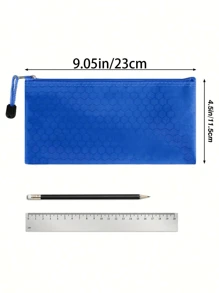 1pc/12pcs(1pc Per Color)/24pcs(2pcs Per Color) Waterproof & Moisture-Proof Zipper Bags, A6 Size Storage Bags, Back To School Student Stationery Pencil Case, Suitable For Cosmetics, Small Office Supplies And Travel Accessories Storage, Simple & Portable, Ideal For Students Back To School - Multicolor - View 5