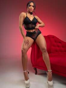 Women Bra & Panty Sets - màu đen - Xem 2