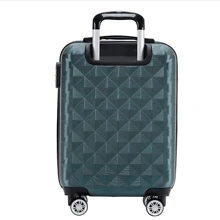 20 Zoll Handgepäck Koffer mit Rädern, leichte Hartschale ABS Reise Gepäck mit Zahlenschloss, ruhige 360° Doppelrollen Reisekoffer Koffer Gepäck für Schule Schul-Zubehör