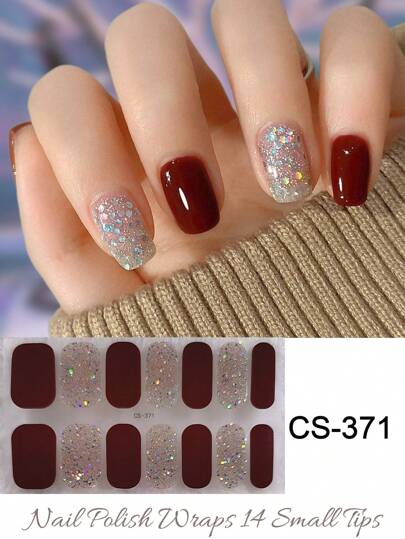 ملصقات طلاء أظافر عالية الجودة مع لصق ذاتي على الأظافر، تأتي في ورقة واحدة تحتوي على 14 ملصق. تدوم طويلاً ومقاومة للماء، تمنحك تشكيلة ألوان مثيرة لتزيين الأظافر بتصاميم عصرية ثلاثية الأبعاد. مثالية للمناسبات والرقصات والاحتفالات والعطلات والسفر. بسرعة وسهولة، يمكنك الحصول على تصميم منزلي رائع يضيف لمسة جمالية لأظافرك. لصقات اظافر ملصقات اظافر ستيكر اظافر