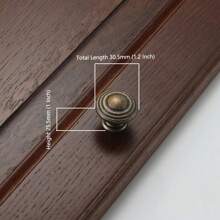 1pc Retro Antique Cupboard Pull Handles Zinc Alloy Wardrobe Kitchen Drawer Cabinet Door Handle Furniture Knobs Hole Distance 96mm/128mm/ Single Hole