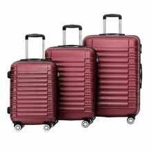 20+24+28-Zoll Kofferset, erweiterbares Kofferset mit 20-Zoll Handgepäck, Geschäftsreise Aufbewahrungsbox mit Passwort, 360-Grad Drehkoffer aus ABS Hartschale, großes Fassungsvermögen Reisekoffer mit ausziehbarem Griff für Familienreisen, Urlaub, Schule, Flitterwochen, Studium im Ausland, Abschluss, ideale Wahl als Geschenk, langanhaltend für Herren, Damen, Jungen, Mädchen, Studenten, Paar, Schule, Schul-Zubehör