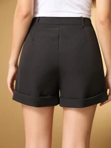 Women Shorts - Black - View 2