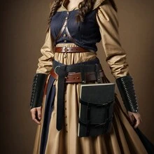 4入組中世紀騎士pu皮革護臂,維京皮革護臂,文藝復興,戲劇角色扮演復古配件 - 黑色 - 查看 1