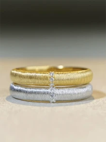 Bague classique vintage en argent sterling S925 brossé, adaptée pour un port quotidien de femmes, excellent cadeau de vacances pour elle