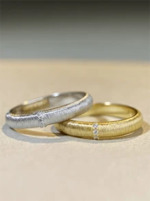 Bague classique vintage en argent sterling S925 brossé, adaptée pour un port quotidien de femmes, excellent cadeau de vacances pour elle