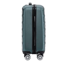 20 Zoll Handgepäck Koffer mit Rädern, leichte Hartschale ABS Reise Gepäck mit Zahlenschloss, ruhige 360° Doppelrollen Reisekoffer Koffer Gepäck für Schule Schul-Zubehör