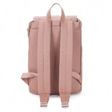 Seventeen London Modern 'Fulham' Fold Top Backpack In A Classic Urban Design – Fits Laptops Up To 15" - Pink - View 2