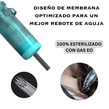 Cartuchos para Tatuar RS Round Shader Laughing Tattoo 10pcs - Negro - Ver 5