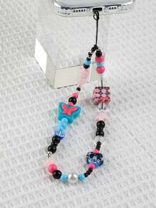 Y2k Star Phone Charm Strap - Multicolor - View 3
