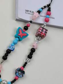 Y2k Star Phone Charm Strap - Multicolor - View 2