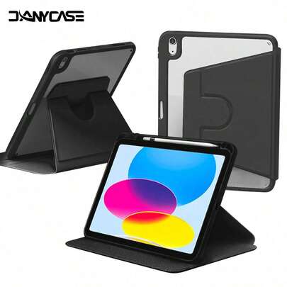 Ốp bảo vệ xoay 360° DANYCase tương thích với A16, Air 11, 13, M3 2025, Mini 7, A17, Pro 2024, Air 11, 13, M2 2024, Pro 11, 13, M4 2024, Pro 11, Pro 12.9, Air 5, 4, 10.9 thế hệ thứ 10/7/8/9, Mini 6, iPad SE 11 inch