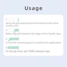 5pcs Anti-Slip, Wear-Resistant Hand Glue Sweatband For Badminton, Multiple Colors Available - Lime Green - View 5