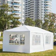 3 X 6m Four Sides Waterproof Tent With Spiral Tubes White