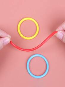 50pcs 20pcs Color Moving Ring Binder Open Ring Plastic Binding Ring Album Binder Ring Binder Ring Clamp Ring, Student Supplies For Returning To School At The Beginning Of The Term, Stationery For Binding Graduation Photos.