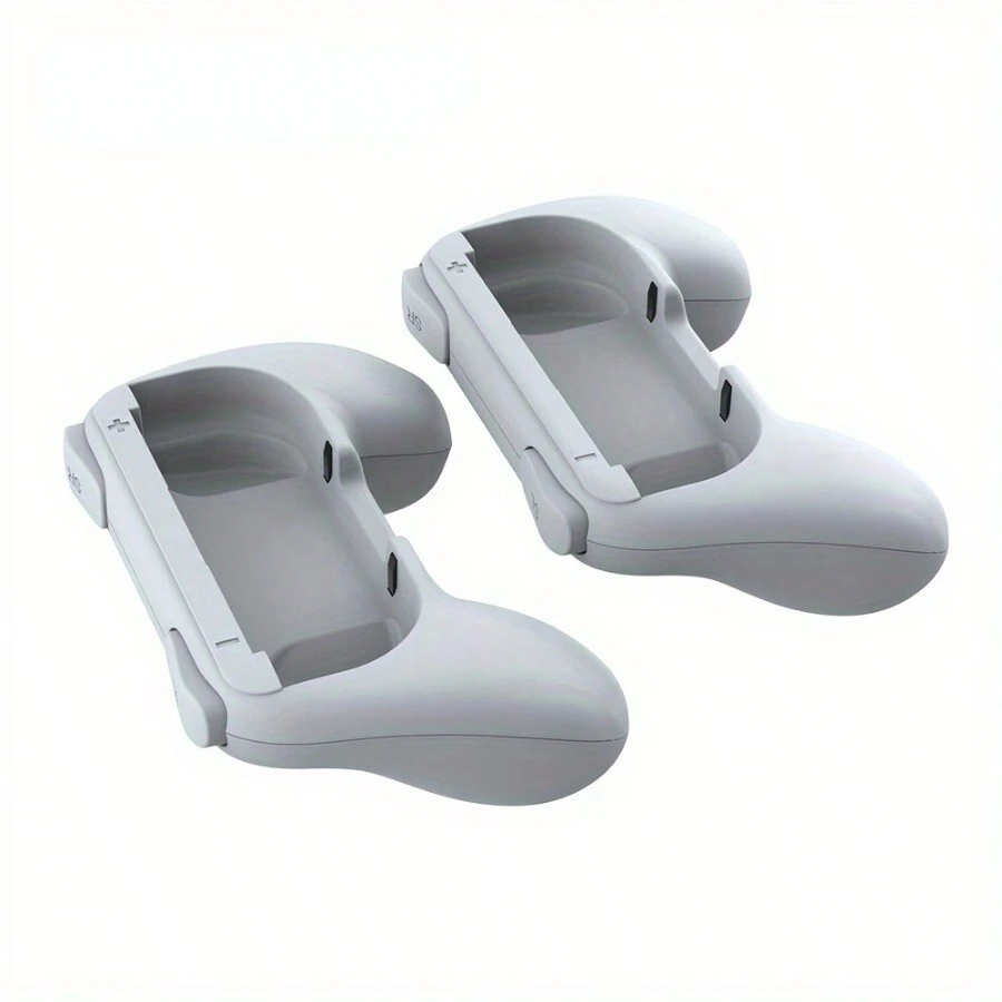 Switch/Switch OLED模型控制器，握把與Switch Joy Con相容（2包）Switch OLED握把NS JoyCon小握把握把 - 白色x2 - 查看 1