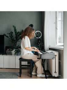 Pedal Piano Piano Sustain Pedal Pedal Universal para Pianos Eléctricos y Digitales con Interruptor de Polaridad Pedal de Sostenido Suela de Goma Antideslizante - Multicolor - Ver 9