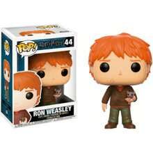 | FIGURA POP HARRY POTTER RON WEASLEY COM SCABBERS - Funko Pop colecionável de edição limitada - Funko Pop Design detalhado e realista - Funko Pop Ideal para presente - Funko Pop Grande variedade de personagens - Multicolorido - Ver 1