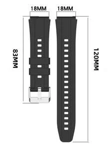 1 条纯色硅胶快拆表带兼容华为 Watch GT4（监控接口尺寸，18 毫米/22 毫米），也兼容三星、Garmin、小米和荣耀快拆表带。10 种不同颜色可供选择，采用轻巧舒适的硅胶材料制成，男女皆宜，专为运动、商务和休闲活动而设计。18 毫米尺寸兼容华为 Watch GT4 41mm/Garmin Venu 3S/Venu 2S/Garmin Forerunner 265S/255S/Garmin Vivomove 3s/Vivoactive 4s/Garminmove3S/Garmin Active S。22 毫米兼容华为 Watch GT4 46mm/Watch 4/Watch 4 Pro/WATCH Ultimate/Watch GT3 SE/Watch GT3 46MM/Watch3/Watch3 Pro 等。