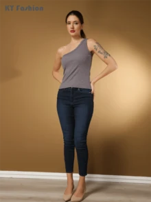 Women T-Shirts - Màu xám đen - Xem 3