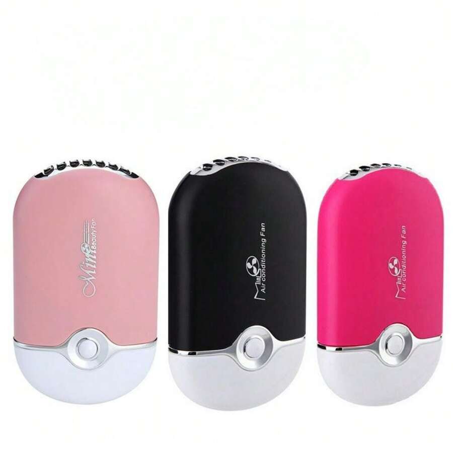 Ventilador de pestañas, ventilador mini portátil recargable por USB para secado de pestañas, perfecto para aplicación de extensiones de pestañas - Multicolor - Ver 1