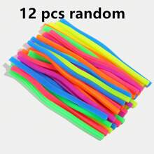 New Style Sensory Cube String Noodles Fidget Toy ,Calming Textured Stretchy Strings Toys For Kids -Fosters Creativity And Focus,Stress Relief Fidget Toys Pack Stretchy Strings For Adults Improve Concentration,Party Favors, Christmas Stocking Stuffers, Classroom Prizes And Easter Basket Stuffers(Round,Triangle,Square,Hexagon,Rhombus,Star) - Multicolor - View 11