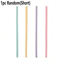 4 piezas de Pajitas reutilizables de silicona para la cocina, regalo de Navidad