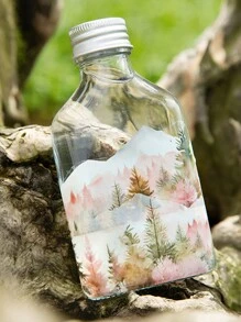 1 Rolo de Fita Adesiva para Scrapbook, Fita Base de Paisagem, Material à Prova d'Água de PET, Decorar Caderno, Moldura de Foto, Capa de Telefone, Copo de Água, Revista Sucata, Adesivos DIY de Scrapbook, Adesivos Engraçados, Adesivos para Laptop, Adesivos para Kindle, Adesivos para Telefone - Multicolorido - Visão 8